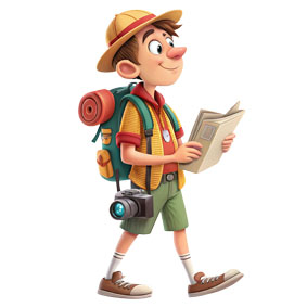 Wanderer mit Karte Foto: pixabay